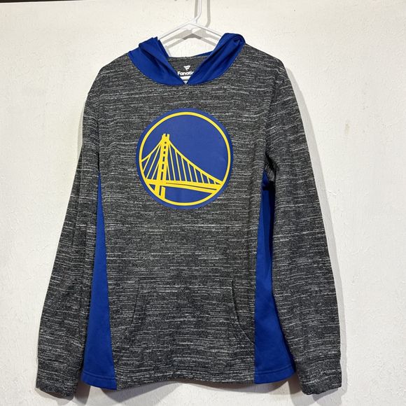 Fanatics Other - Men’s Medium Fanatics Golden State Warriors Pullover Hoodie Gray And Blue